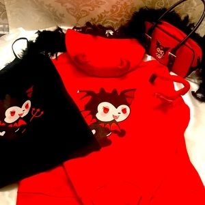 Rare custom y2k kuromi set👿
